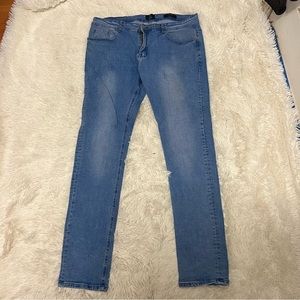 Cotton on blue jeans slim leg sz 36